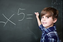 boy blackboard
